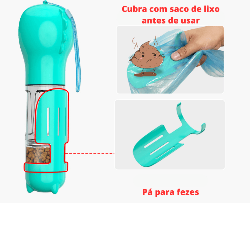 Garrafa Pet Tool 4 em 1 - Lar das Divas