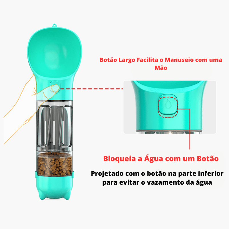 Garrafa Pet Tool 4 em 1 - Lar das Divas